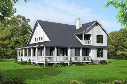 Country House Plan #940-00473 Elevation Photo