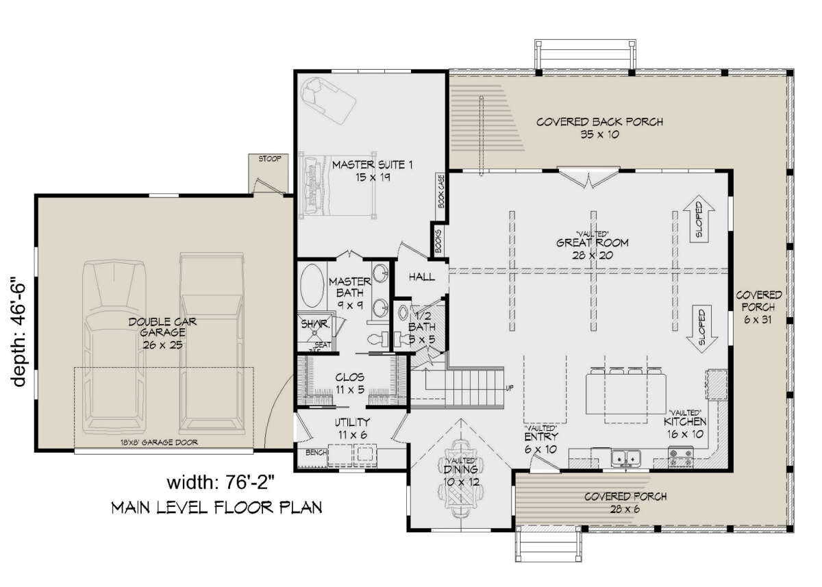 Main Floor  for House Plan #940-00473