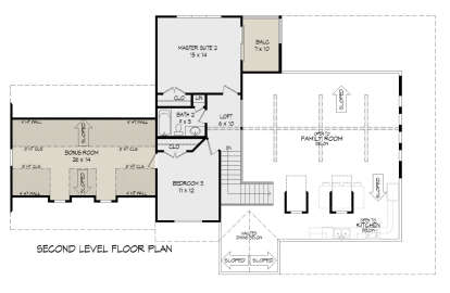 Second Floor for House Plan #940-00473