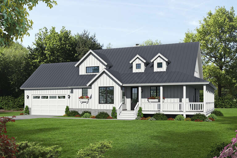 Country House Plan #940-00474 Elevation Photo