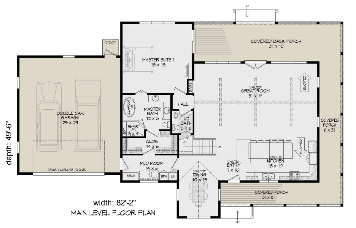 Main Floor  for House Plan #940-00474