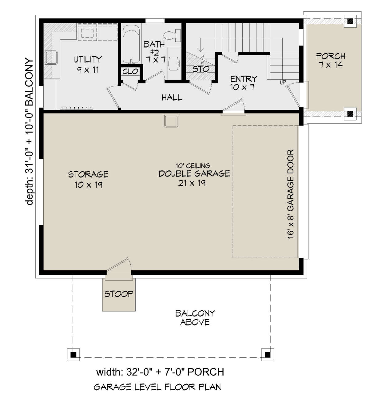 First Floor for House Plan #940-00475