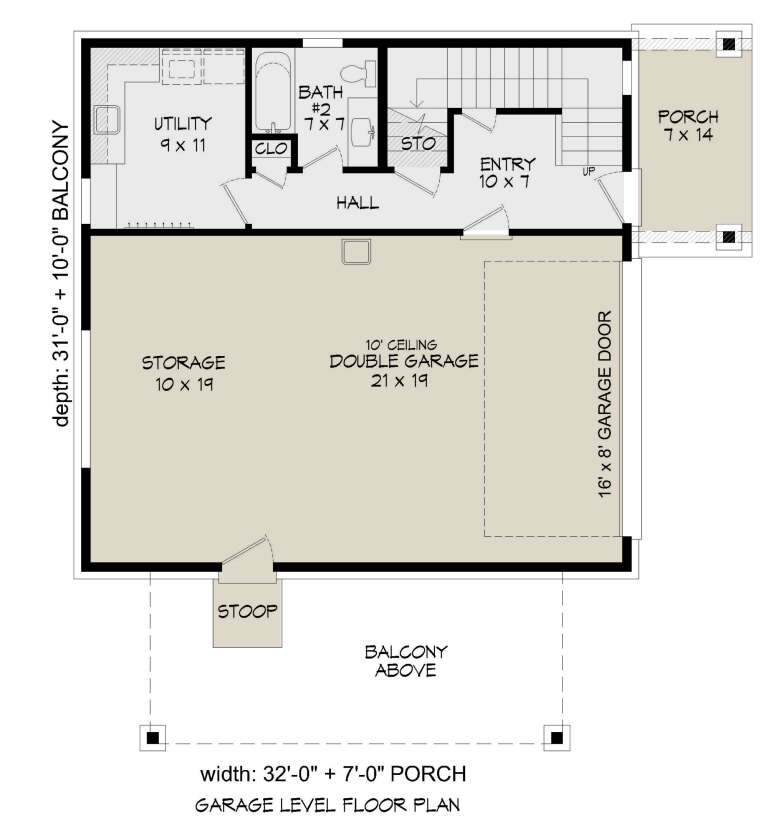 House Plan House Plan #26618 Drawing 1