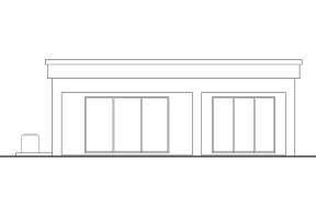 Contemporary House Plan #5565-00157 Elevation Photo