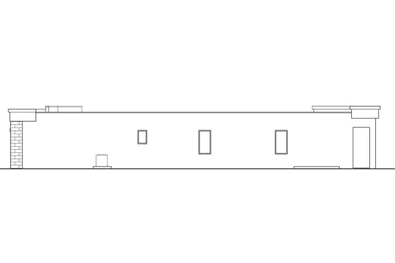 Contemporary House Plan #5565-00157 Elevation Photo