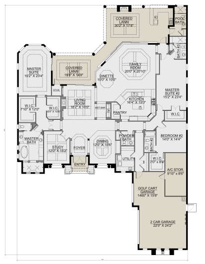 Main Floor  for House Plan #5565-00158