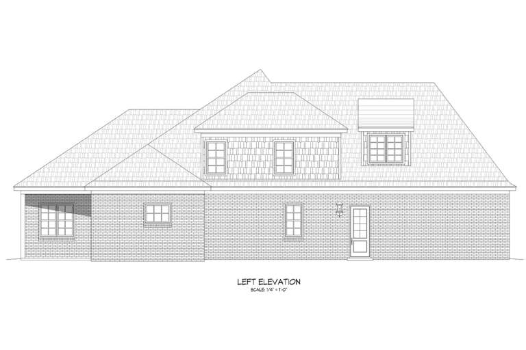Traditional House Plan #940-00476 Elevation Photo