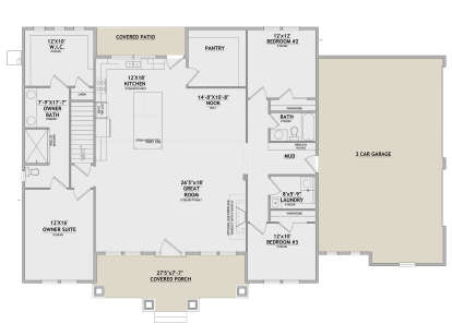 House Plan House Plan #26627 Drawing 1