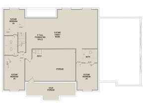 Basement for House Plan #8768-00076
