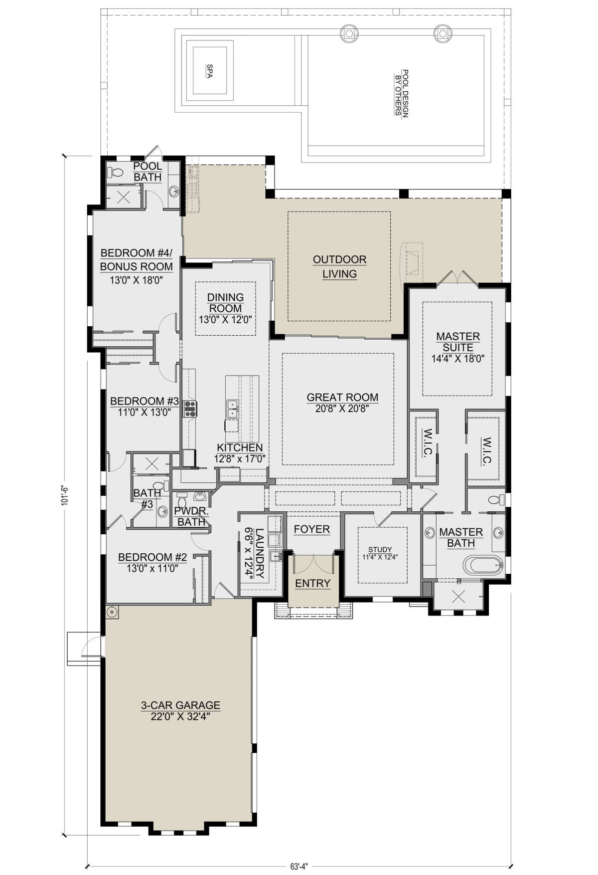 Main Floor  for House Plan #5565-00159
