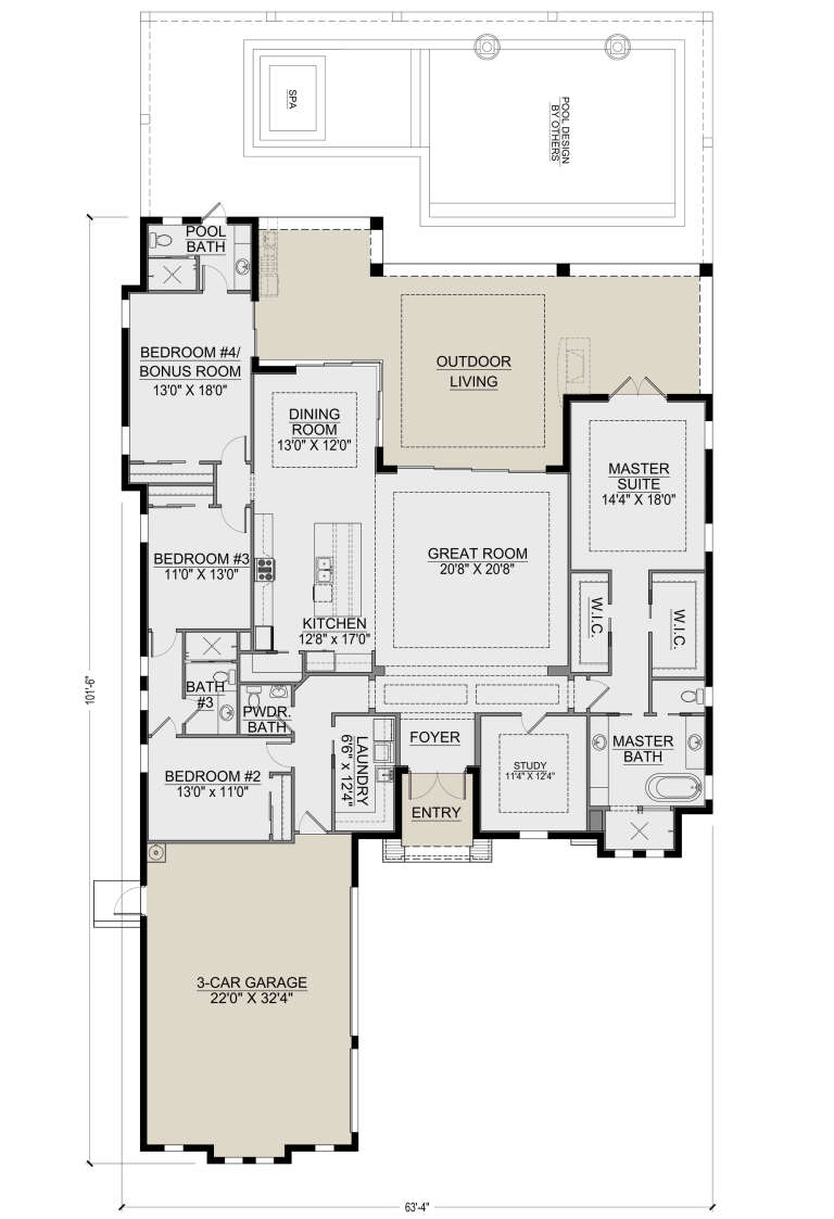 House Plan House Plan #26630 Drawing 1