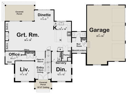 House Plan House Plan #26631 Drawing 1