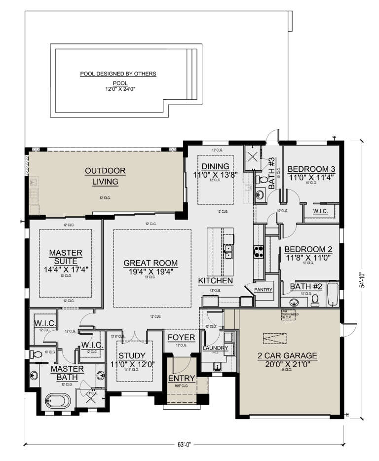 House Plan House Plan #26633 Drawing 1