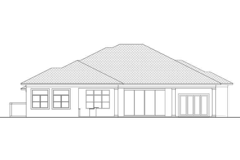 Coastal House Plan #5565-00161 Elevation Photo