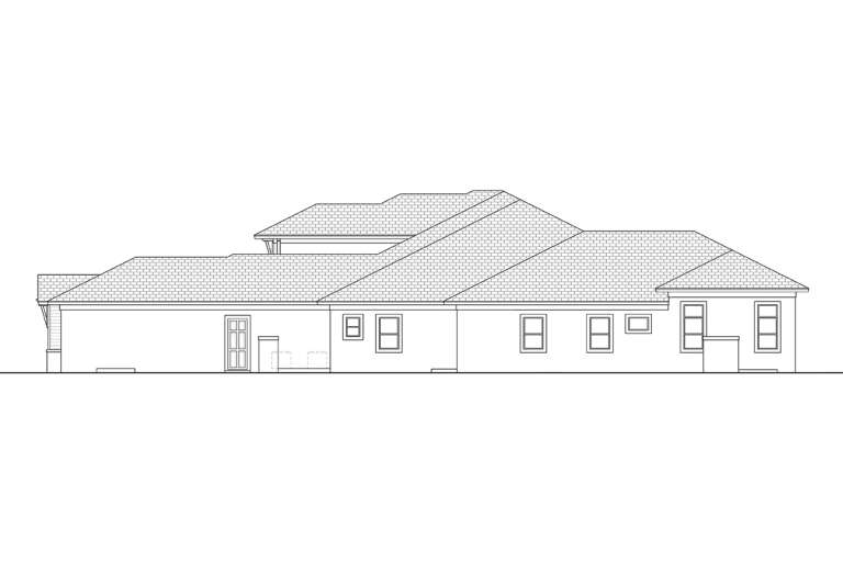 Coastal House Plan #5565-00161 Elevation Photo