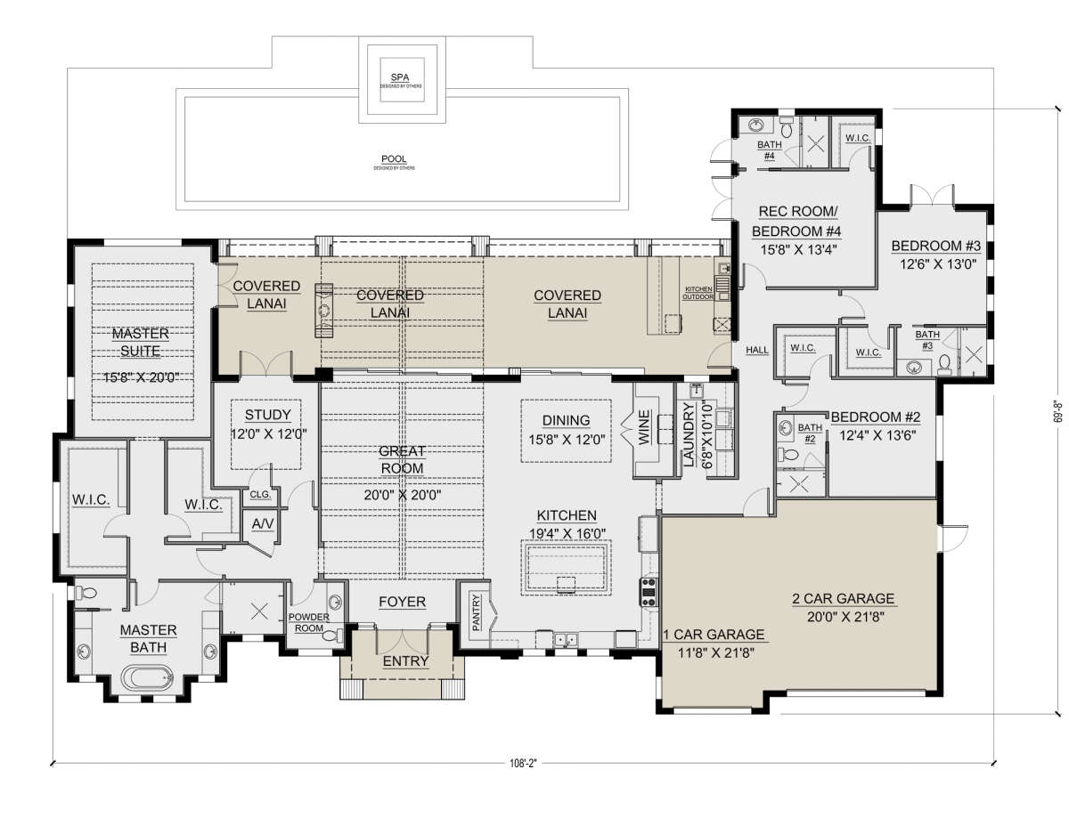 Main Floor  for House Plan #5565-00162