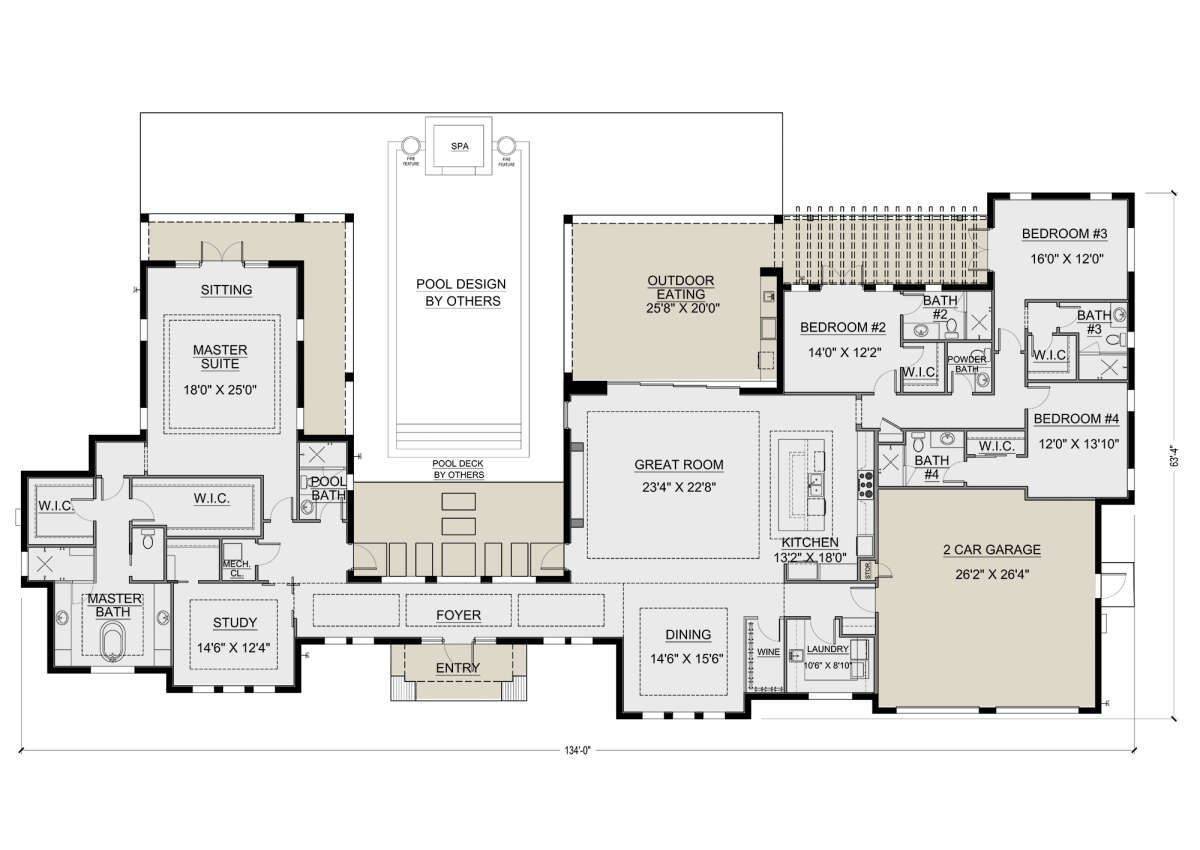 Main Floor  for House Plan #5565-00163