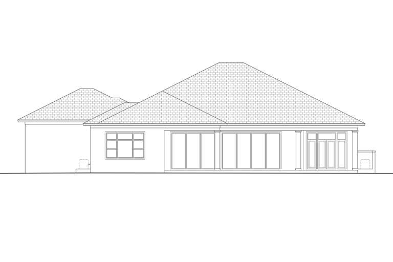 Coastal House Plan #5565-00164 Elevation Photo