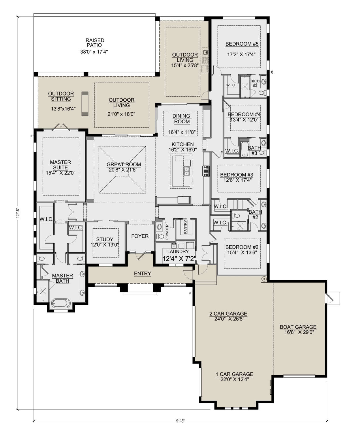 Main Floor  for House Plan #5565-00164