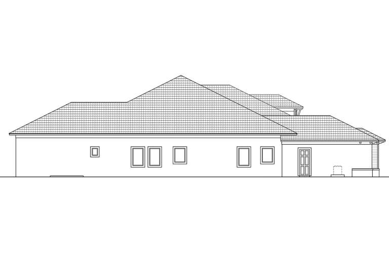Coastal House Plan #5565-00165 Elevation Photo