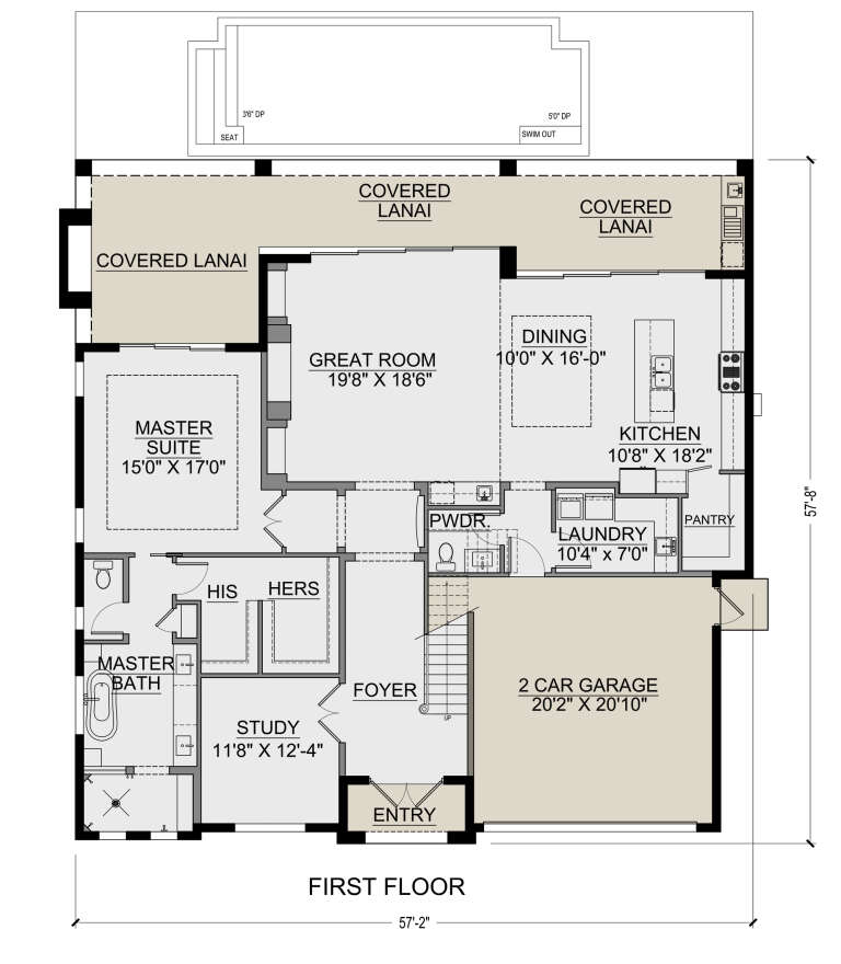 House Plan House Plan #26639 Drawing 1
