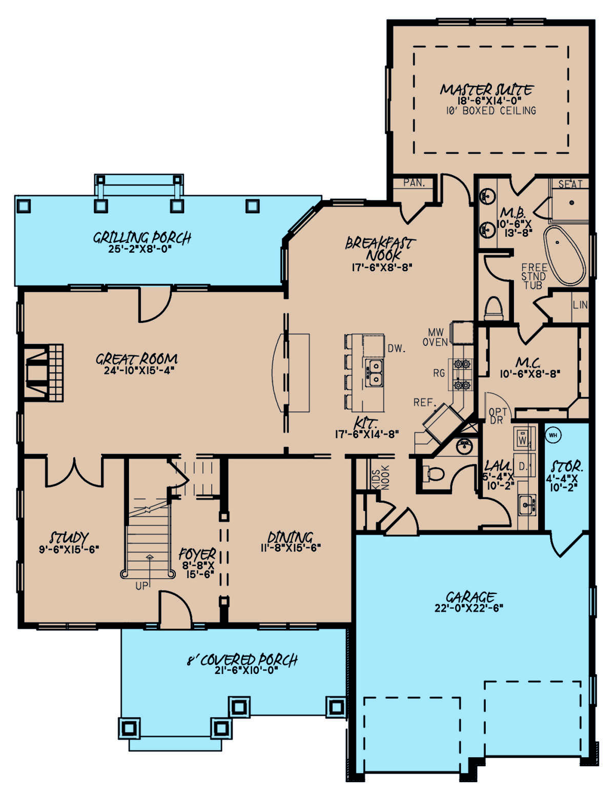 Main Floor  for House Plan #8318-00237