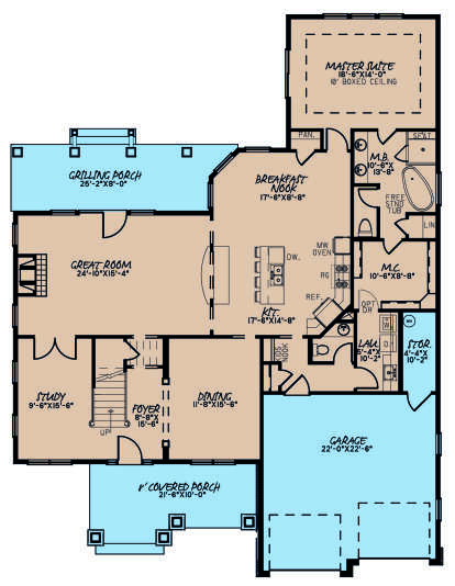 House Plan House Plan #26640 Drawing 1