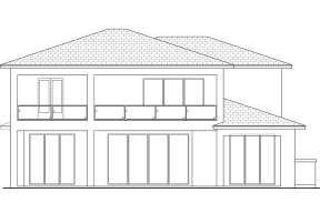 Contemporary House Plan #5565-00167 Elevation Photo