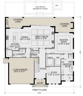 Main Floor  for House Plan #5565-00167