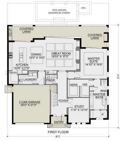 House Plan House Plan #26641 Drawing 1