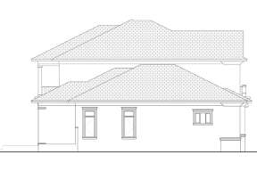 Coastal House Plan #5565-00168 Elevation Photo