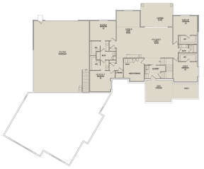 Basement for House Plan #8768-00080