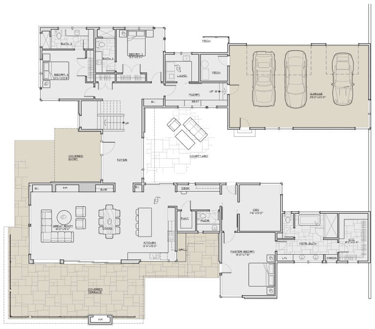 House Plan House Plan #26647 Drawing 1