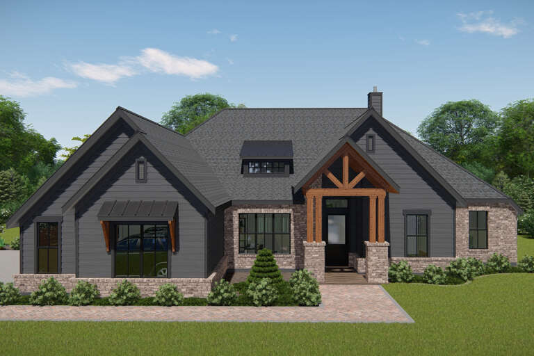 Craftsman House Plan #3571-00015 Elevation Photo