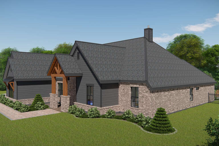 Craftsman House Plan #3571-00015 Elevation Photo
