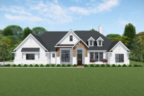 Craftsman House Plan #3571-00016 Elevation Photo