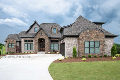 European House Plan #2865-00026 Elevation Photo