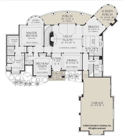 House Plan House Plan #26654 Drawing 1