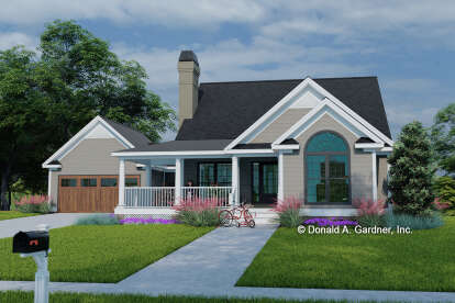 House Plan House Plan #26655 Angled Front Elevation