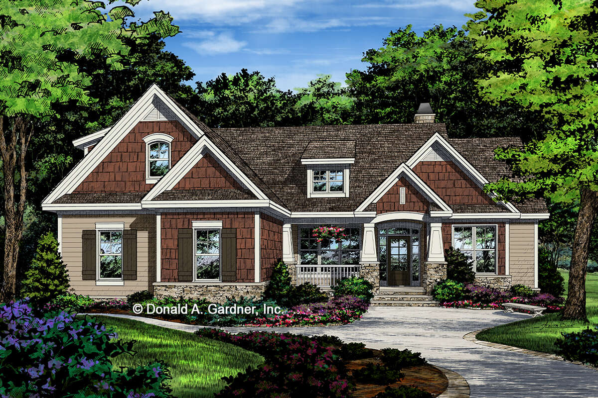 Craftsman House Plan #2865-00028 Elevation Photo