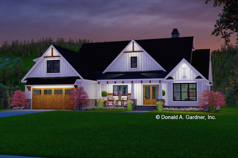Modern Farmhouse House Plan #2865-00030 Elevation Photo
