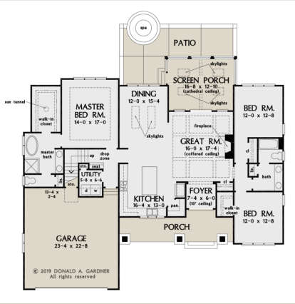Main Floor  for House Plan #2865-00030
