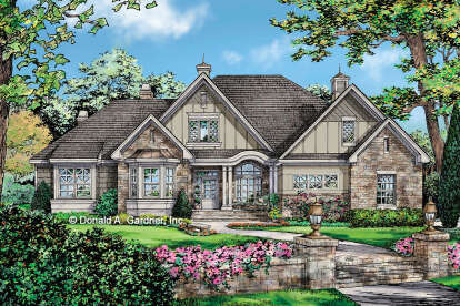 French Country House Plan #2865-00031 Elevation Photo