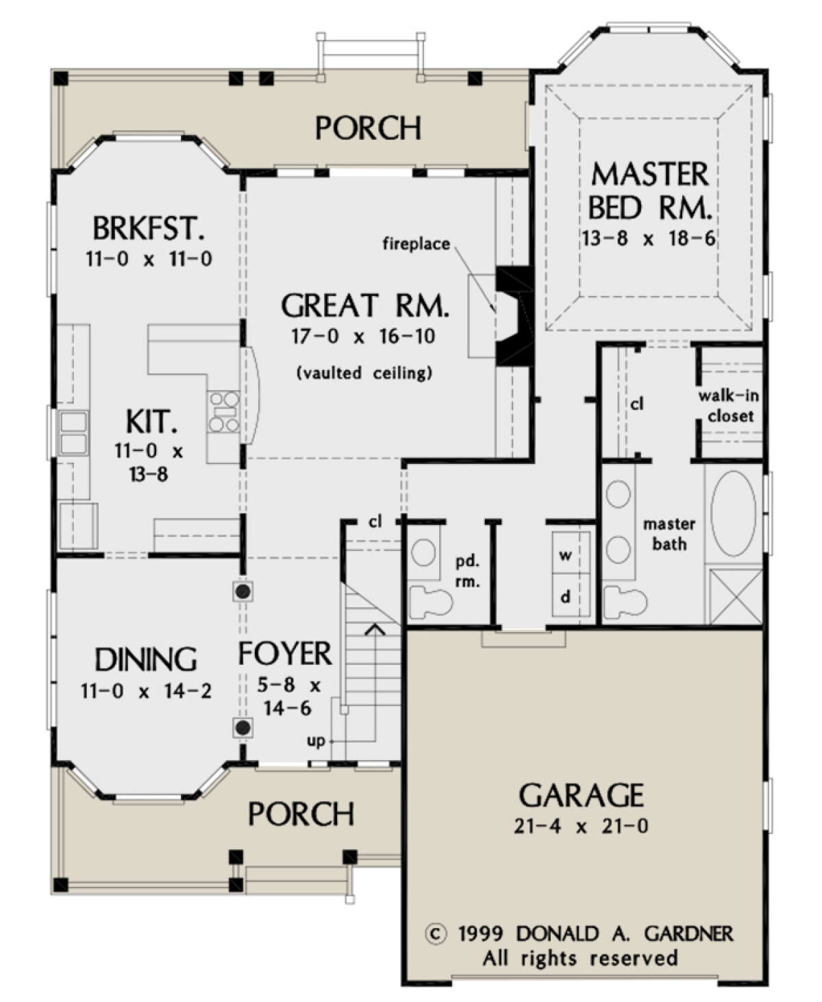 Main Floor  for House Plan #2865-00032