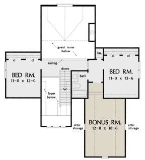 Second Floor for House Plan #2865-00032