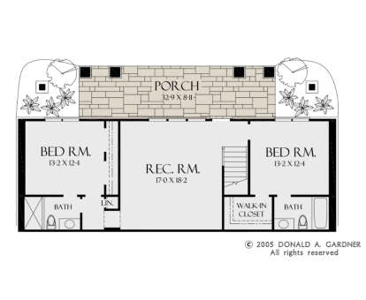 Basement for House Plan #2865-00033