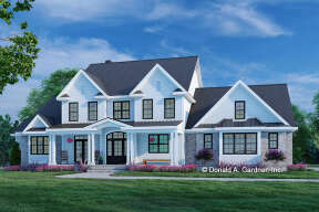 Modern Farmhouse House Plan #2865-00034 Elevation Photo