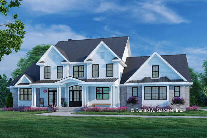 5 Bed, 4 Bath, 4164 Square Foot House Plan - #2865-00034