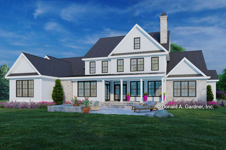 Modern Farmhouse House Plan #2865-00034 Elevation Photo