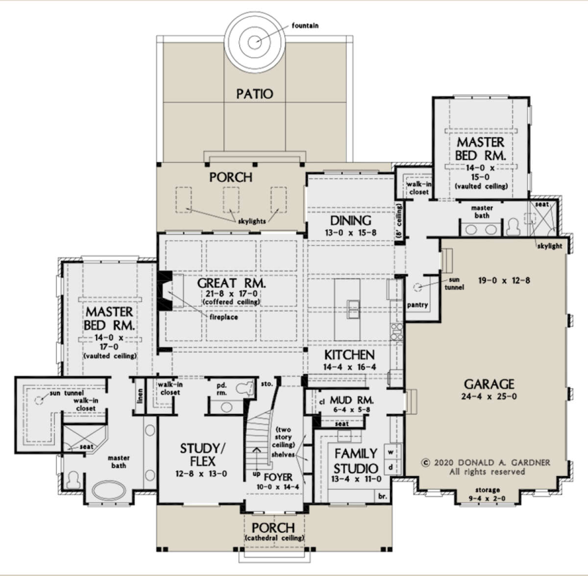 Main Floor  for House Plan #2865-00034